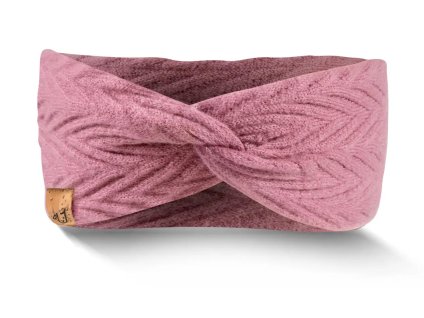 Dziecięca opaska na głowę MERINO HINTERSEE różowa opaska na głowę Hintersee różowa 2432 mp
