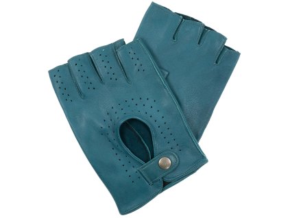 Rękawiczki bez palców męskie turkusowe (Kolor turkus, Rozmiar 10)