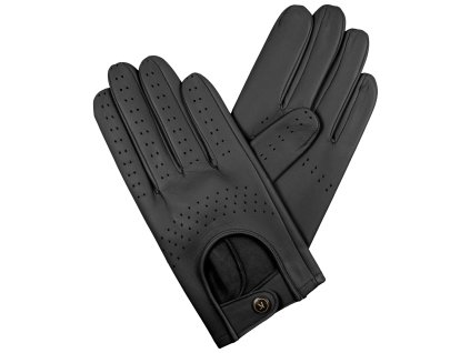 Rękawiczki samochodowe męskie - czarne