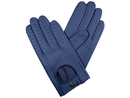 Rękawiczki samochodowe męskie - granatowe