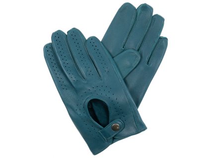 Rękawiczki samochodowe męskie turkusowe (Kolor turkus, Rozmiar 10)