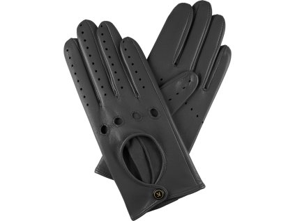 Rękawiczki samochodowe damskie - czarne