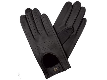 Rękawiczki samochodowe damskie - czarne