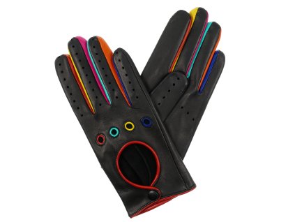 rękawiczki damskie do jazdy, kolorowe