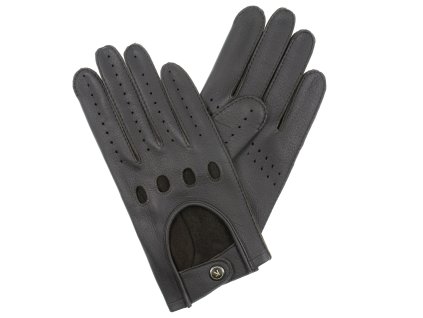 Rękawiczki samochodowe męskie jeleń - brązowe