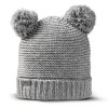 Czapka dziecięca Merino NIKI szara ln merino babymuetze niki szara 2439