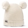 Czapka dziecięca z wełny merynosowej NIKI biała