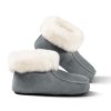 Kapcie futrzane dziecięce FRAZOVKY szare
