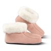Dziecięce kapcie futrzane FRAZOVKY różowe