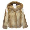 Kurtka futrzana damska (Rozmiar 36)