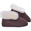 Kapcie futrzane PRAKTIK+ ​​brązowe