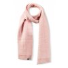 Szalik MERINO jasnoróżowy