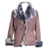 Kurtka futrzana damska Linda (Rozmiar 36)