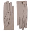 rękawiczki damskie jasnoszare bez podszewki