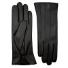 Rękawiczki damskie, podszewka wełniana - czarne