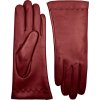 Rękawiczki damskie podszyte wełną - czerwone gucci