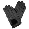 Rękawiczki samochodowe męskie - czarne