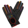 rękawiczki damskie do jazdy, kolorowe