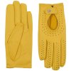 Damskie żółte rękawiczki samochodowe