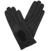 Rękawiczki samochodowe damskie czarne