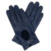 Damskie rękawiczki do jazdy samochodem, ciemnoniebieskie