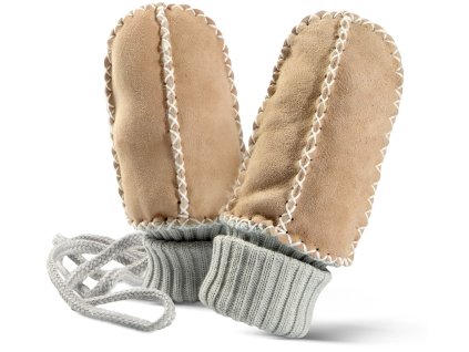 Detské palčiaky BALU krémové