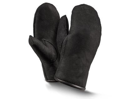 Kožušinové palčiaky BASIC čierne