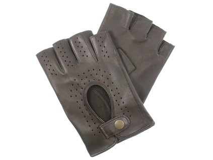 Pánske rukavice bezprsté hnedé (Farba 10 - hnedá, Veľkosť 8)