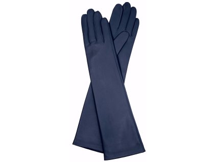 Dámske dlhé rukavice 8C - námornícka modrá