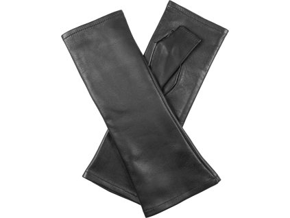 Dámske rukavicové návleky polodlhé 5C - čierne