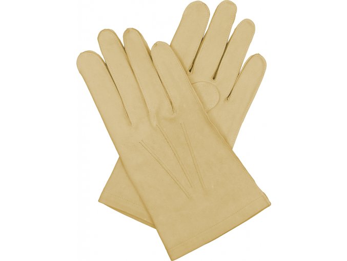 pánské kožené rukavice bezpodšívkové jelenice žluté