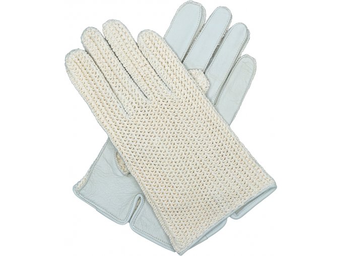 pánské kožené rukavice bezpodšívkové karlovarské světlé