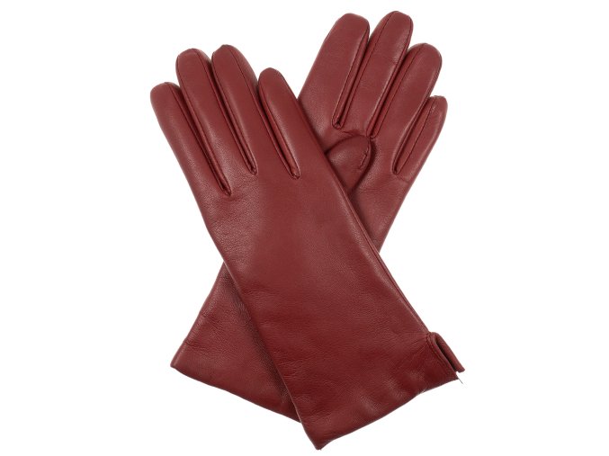 Dámske rukavice podšívka vlna gucci (Farba červená, Veľkosť 6,5)
