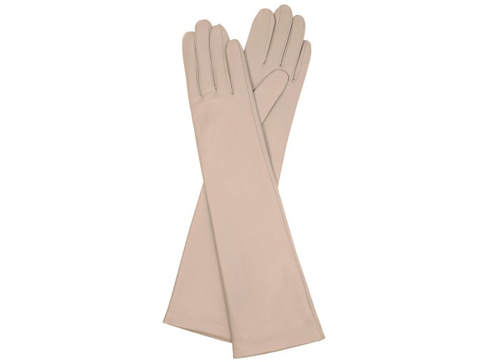 Dámske dlhé rukavice 8C - sv.taupe