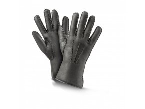 Pánské kožešinové rukavice NAPPALAN PREMIUM (Barva černá, Velikost 8,5)