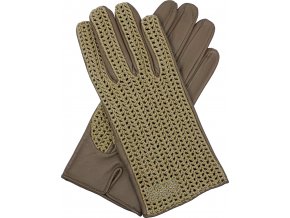 pánské kožené rukavice bezpodšívkové karlovarské hnědé