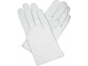 dámské rukavice bezpodšívkové bílé výsek