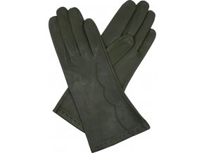 dámské kožené rukavice bezpodšívkové výšivka (2)