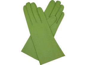 dámské kožené rukavice bezpodšívkové hladké (2)