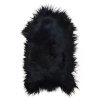 Jahňacia kožušina ISLAND čiernohnedá