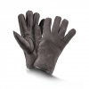kožené rukavice basic šedé