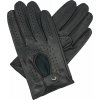 pánské kožené rukavice řidičské černé