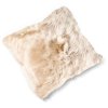 Vankúš jahňatina 40 x 40 cm šampaň