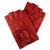 Pánske rukavice bezprsté - červené gucci
