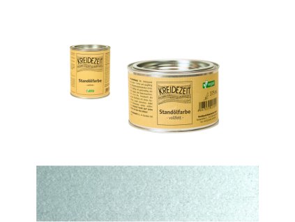 Kreidezeit - Stálá olejová barva - stříbrná 0,125 l (Varianta 137-0)