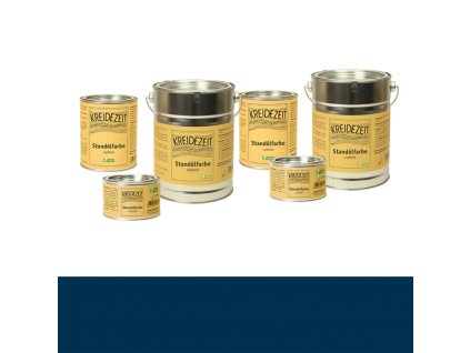 Kreidezeit - Stálá olejová barva – mezinátěr - DUNKELBLAU 0,375 l na 6 m2 (Varianta 178-0)