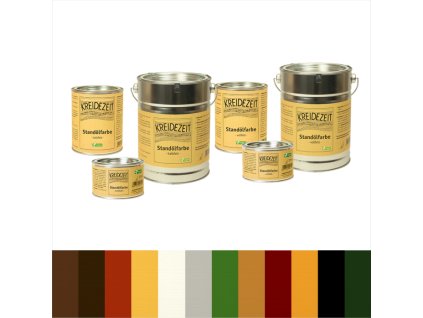 Kreidezeit - Stálá olejová barva – mezinátěr Bílá / Weiß 0,375 l na 6 m2 (Varianta 187-0187-0-1)