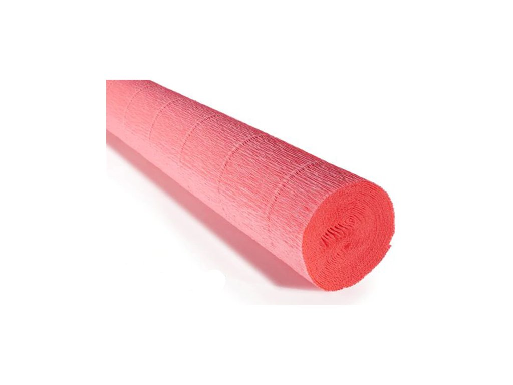 Krepový papír role 180g (50 x 250cm) - růžová 601