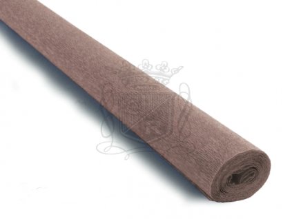 Italský krepový papír Cartotecnica Rossi 90g (50 x 150cm) - Marrone Corteccia 359