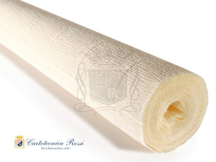 Krepový papír role 140g (50 x 250cm) - bílý krém 903